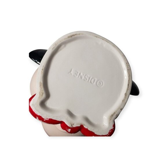 Vintage Disney Mickey Mouse Ceramic Cookie Jar With Hat Lid & Bright Colors - Picture 4 of 13